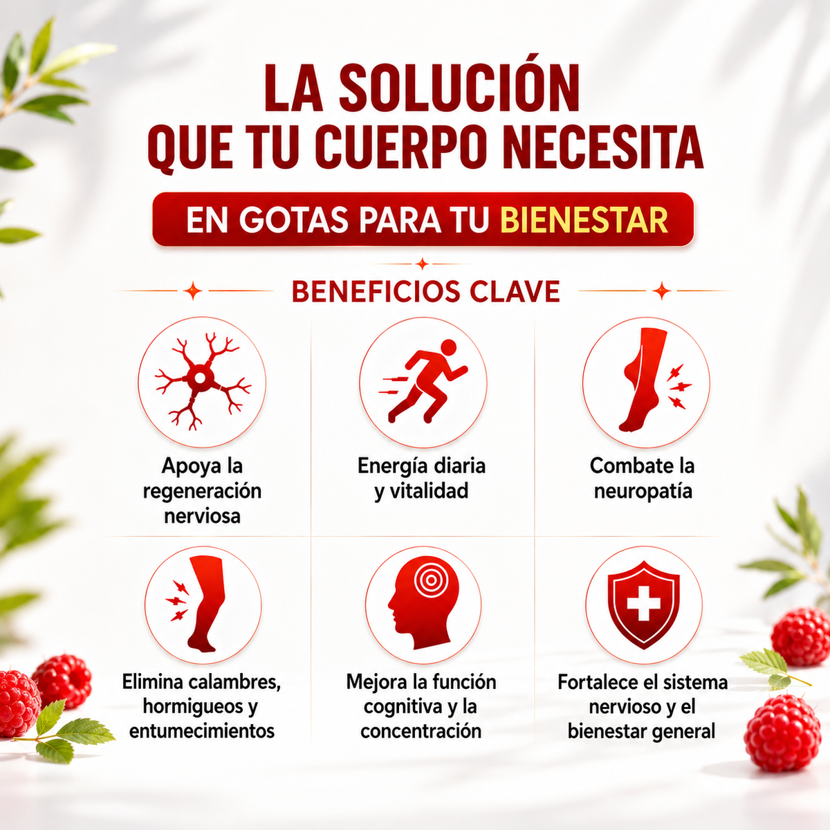 2 VITAMINA B12 EN GOTAS - ALTA POTENCIA 5000mcg